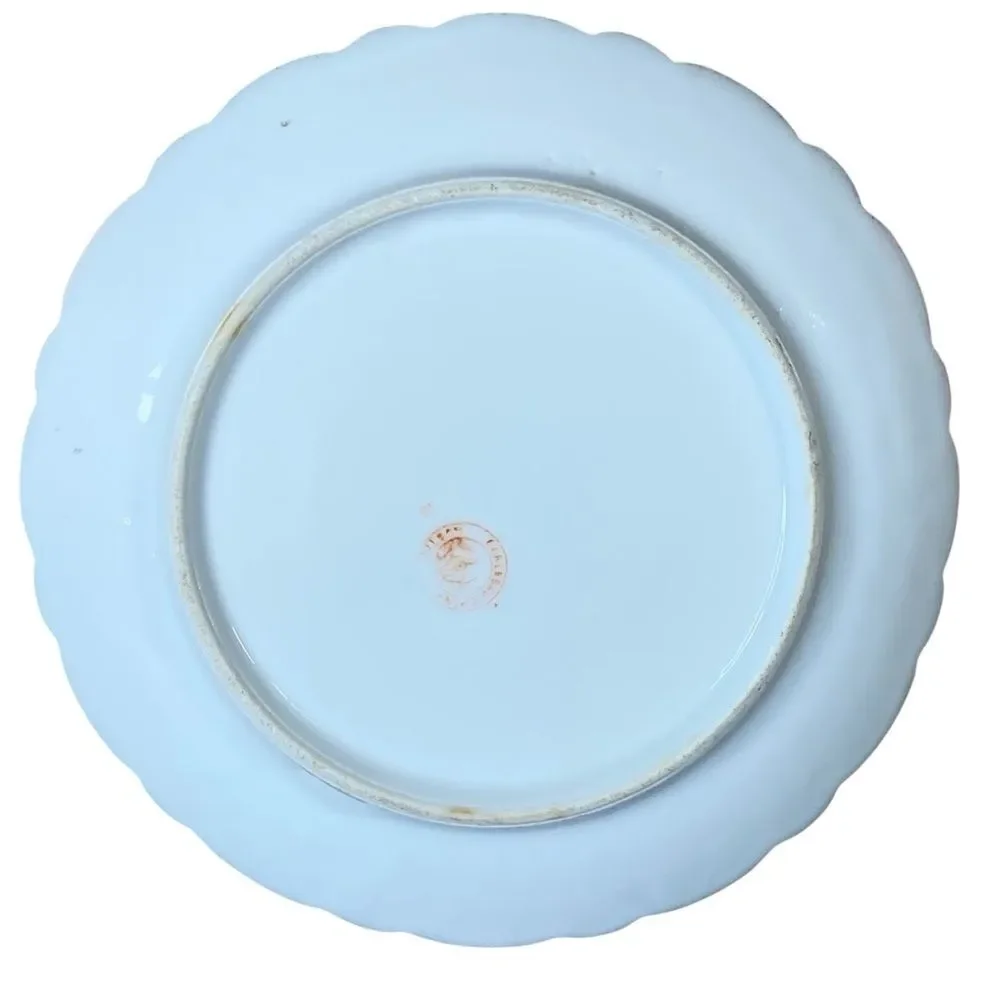 Vintage blue white